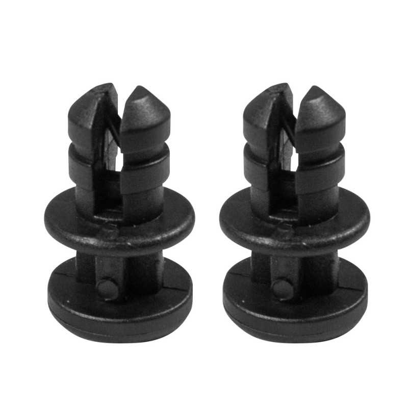 Appui-tête noir pour spa avec fixation à clips 30 x 16 x 6 cm