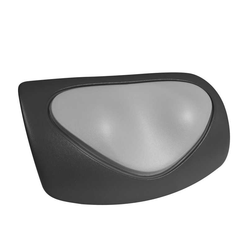 Appui-tête noir pour spa avec fixation à clips 21,5 x 15 x 5,5 cm