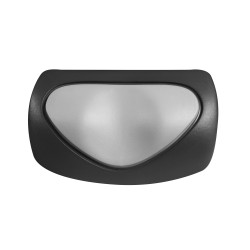 Appui-tête noir pour spa avec fixation à clips 21,5 x 15 x 5,5 cm