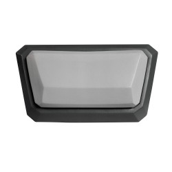 Appui-tête noir pour spa avec fixation à clips 27,5 x 15 x 5,5 cm