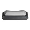 Appui-tête noir pour spa avec fixation à clips 27,5 x 15 x 5,5 cm