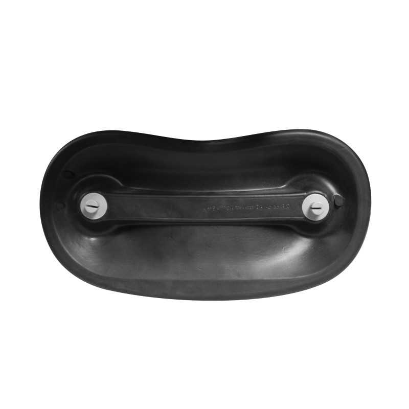 Appui-tête noir pour spa avec fixation à clips 27,5 x 14 x 5,5 cm