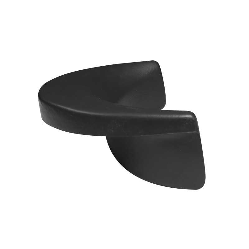 Appui-tête noir pour spa avec fixation à clips 25,5 x 15 x 8 cm