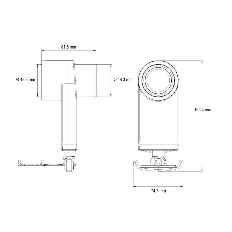 Vanne guillotine - Embout Ø 1,5" / Ø 4,83 cm