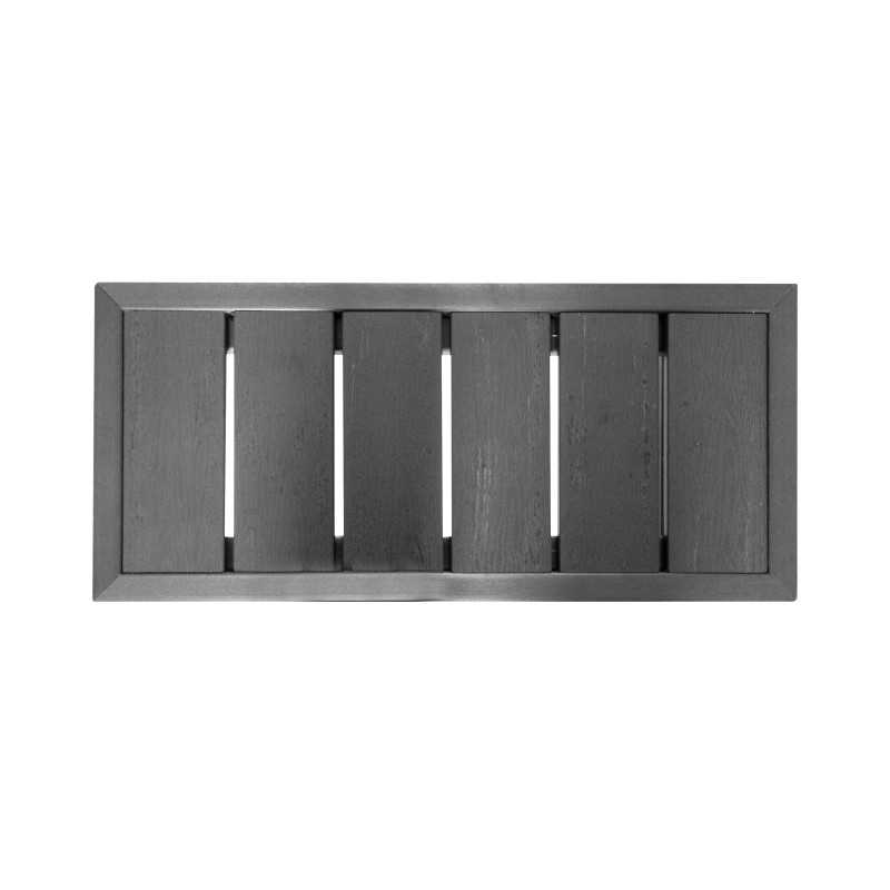 Escalier 1 marche - composite gris