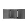 Escalier 1 marche - composite gris