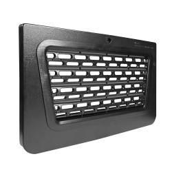 Grille façade de skimmer grande meurtrière noire