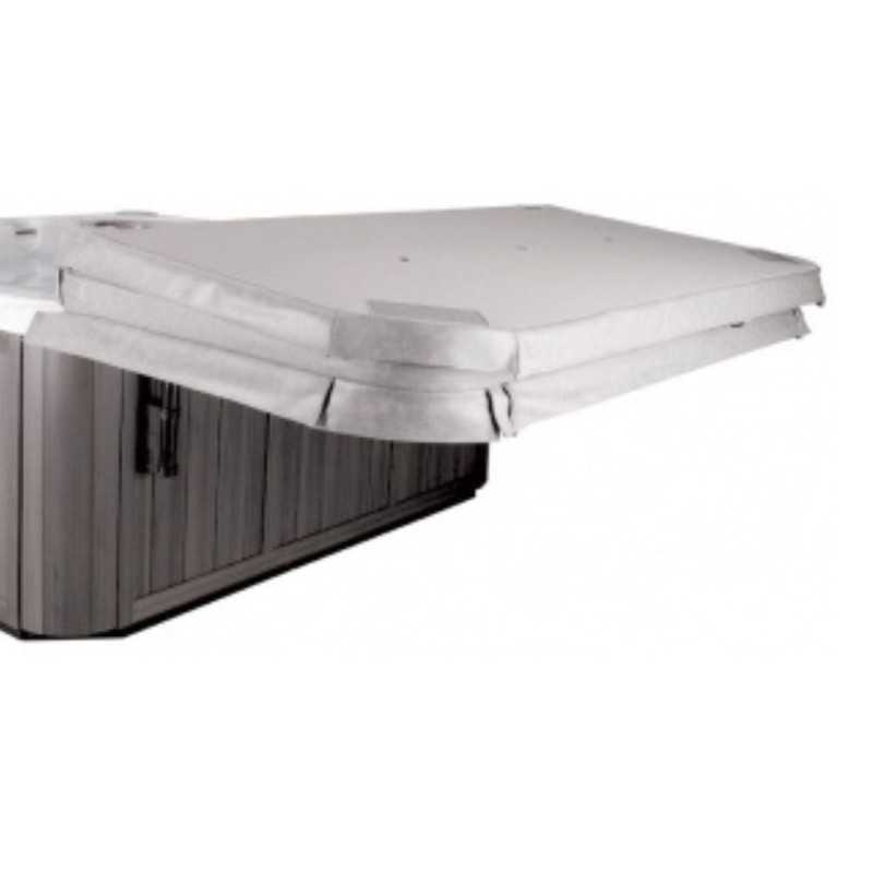 Bras de maintien pliable pour couverture de spa avec fixation sur panneau