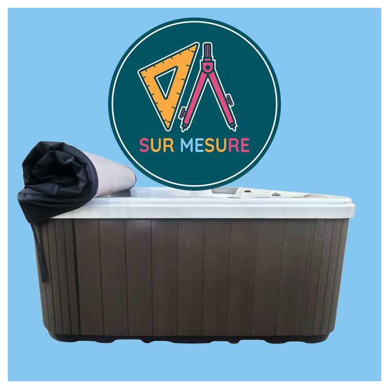 Couverture enroulable sur mesure de spa intérieur | Avospas
