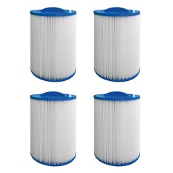 Lot de 4 filtres Spa | Diamètre Ø 15 cm | Longueur 24 cm