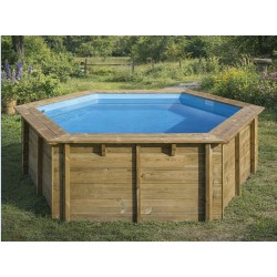 copy of Piscine en bois octogonale hors sol Water'clip CEBU