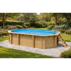 copy of Piscine en bois octogonale hors sol Water'clip CEBU