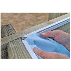 Liner 70/100 Longitudinal angle 135° 680 x 370 x 126 cm cote intérieur Waterclip | Avospas