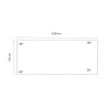 Liner 70/100 rectangulaire 620 x 310 x 129 cm cote intérieur Waterclip | Avospas