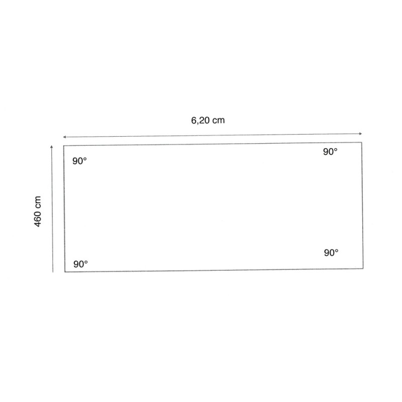 Liner 70/100 rectangulaire 620 x 460 x 147 cm cote intérieur Waterclip | Avospas