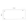 Liner 70/100 rectangulaire 770 x 460 x 129 cm cote intérieur Waterclip | Avospas