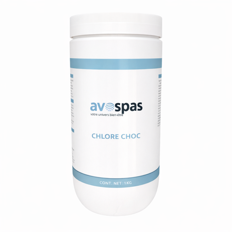 Chlore choc chimie traitement de l'eau entretien AVOSPAS