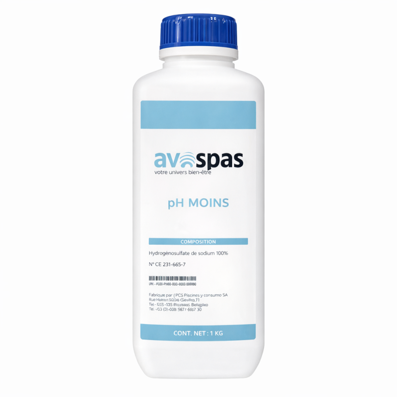 PH MOINS TRAITEMENT EAU AVOSPAS CHIMIE