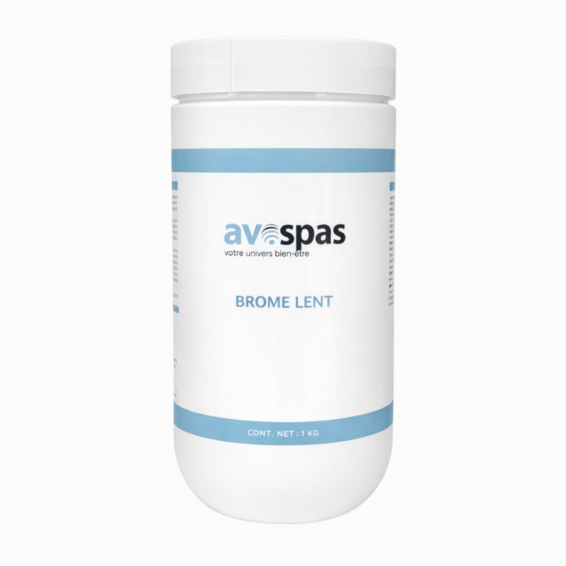 Brome lent chimie entretien spa AVOSPAS