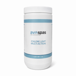 Chlore lent multi action traitement de l'eau chimie avospas
