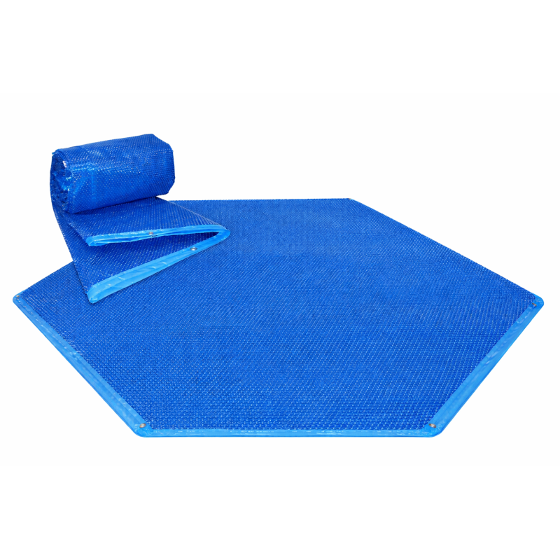 Couverture à bulle été bleue 465 x 269 cm - Piscine Water'clip | Avospas