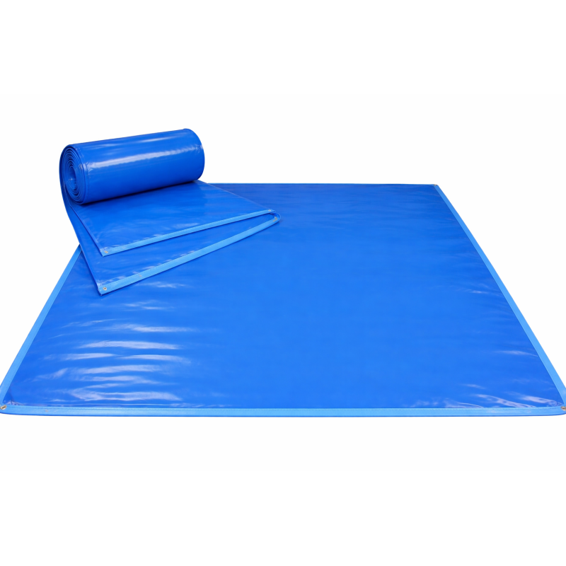 Couverture hiver bleue piscine 540 X 440 cm - Piscine ST BERNARD ST LOUIS Water'clip | Avospas