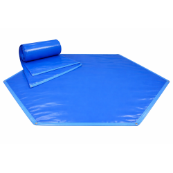Couverture hiver bleue piscine Ø310 cm - Piscine Water'clip | Avospas