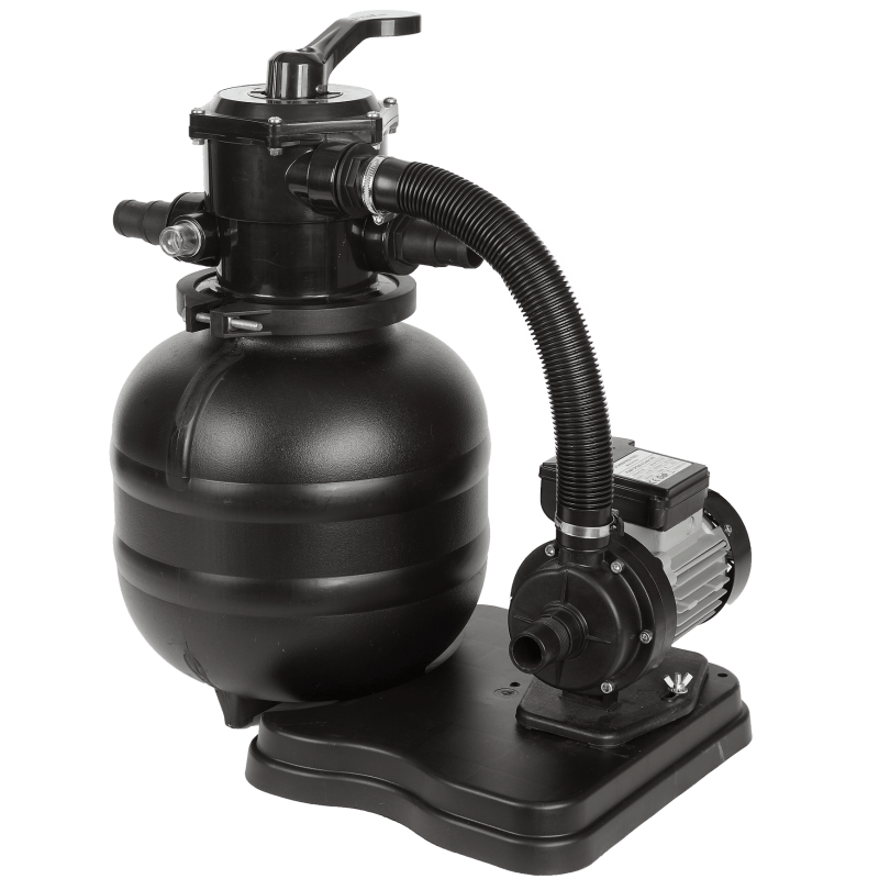 Platine de filtration à sable 8,5 M3H PVC - vanne 6 voies- Piscine Water'clip | Avospas