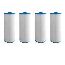 Lot de 4 filtres Spa | Diamètre Ø 13 cm | Longueur 34,5 cm