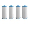 Lot de 4 filtres Spa | Diamètre Ø 13 cm | Longueur 34,5 cm
