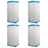 Lot de 4 filtres de Spa | Diamètre Ø 17.9 cm Longueur 26.6 cm
