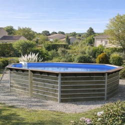 copy of Piscine en bois octogonale hors sol Water'clip CEBU