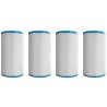 Lot de 4 filtres Spa | Diamètre Ø 12.5 cm | Longueur 23.5 cm