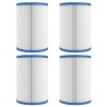 Lot de 4 filtres Spa | Diamètre 127 mm | Longueur 169 mm