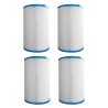 Lot de 4 filtres Spa | Diamètre 15 cm | Longueur 23.5 cm