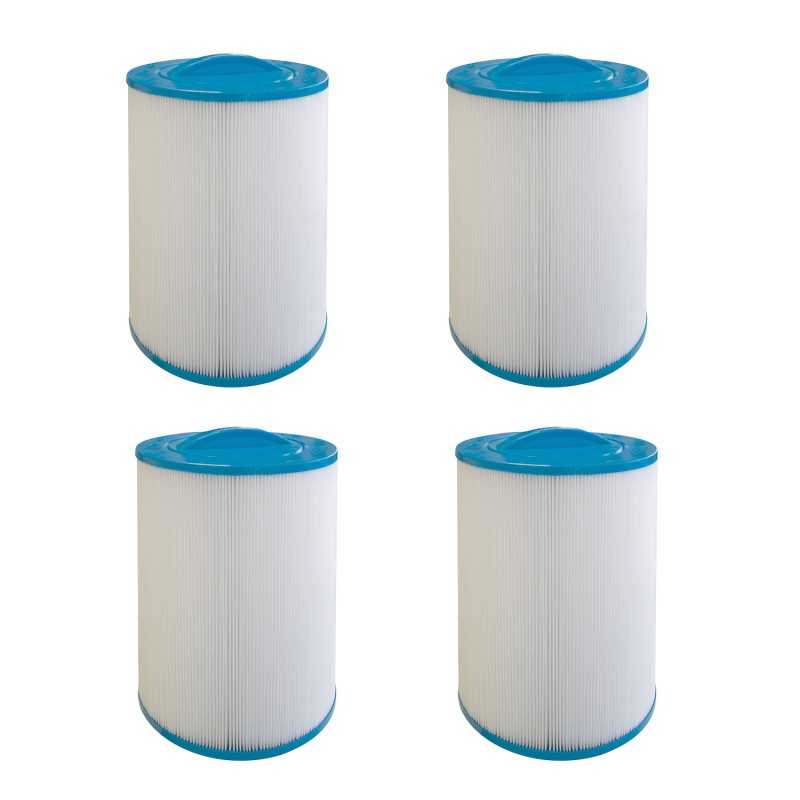 Lot de 4 filtres Spa | Diamètre Ø 150 mm | Longueur 205 mm