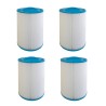 Lot de 4 filtres Spa | Diamètre Ø 150 mm | Longueur 205 mm