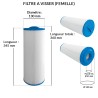 Filtre à visser Spa | Diamètre Ø 13 cm | Longueur 34,5 cm