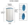 Filtre Spa | Diamètre Ø 150 mm | Longueur 234 mm | FLT-60473