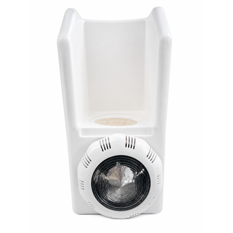 Bloc skimmer PVC avec éclairage - Piscine Water'clip | Avospas