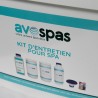 Kit entretien pour spa chimie ph moins oxygène brome lent anti calcaire doseur bandelettes analyse eau