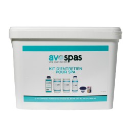 Kit entretien pour spa chimie ph moins oxygène brome lent anti calcaire doseur bandelettes analyse eau