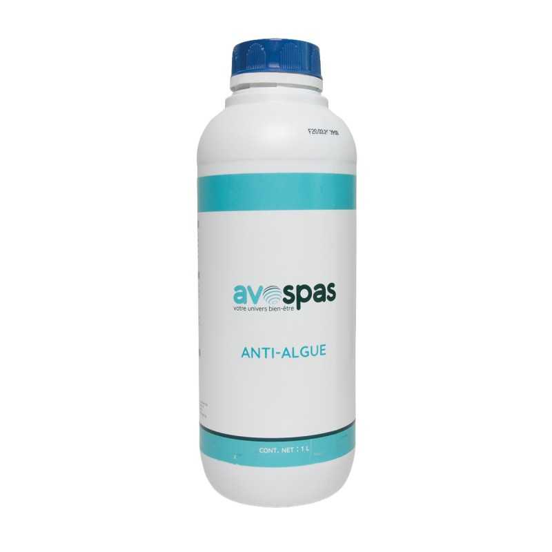 Anti‑algue 1L pour spa – Traitement eau claire & prévention algues | Avospas