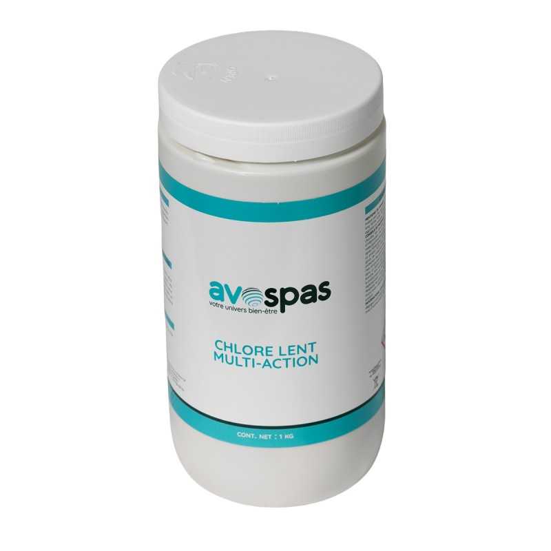 Chlore lent pour spa – Désinfection durable & eau saine | Avospas
