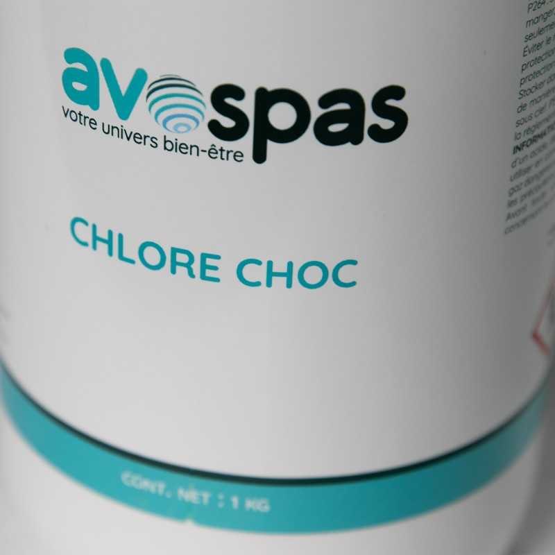 Chlore choc pour spa – Action rapide & eau cristalline | Avospas