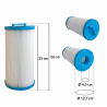 Filtre Spa | Diamètre Ø 13 cm | Longueur 26 cm | Avospas