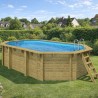 Pack Piscine Bois EMEO 541x350 + PAC Waterclip + Bâche Offerte !