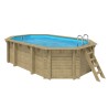 Pack Piscine Bois EMEO 541x350 + PAC Waterclip + Bâche Offerte !