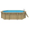 Pack Piscine Bois EMEO 541x350 + PAC Waterclip + Bâche Offerte !
