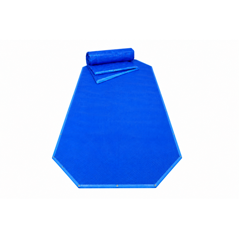 Couverture à bulle été bleue 492 x 380 cm 135° St Bernard - Piscine Water'clip | Avospas